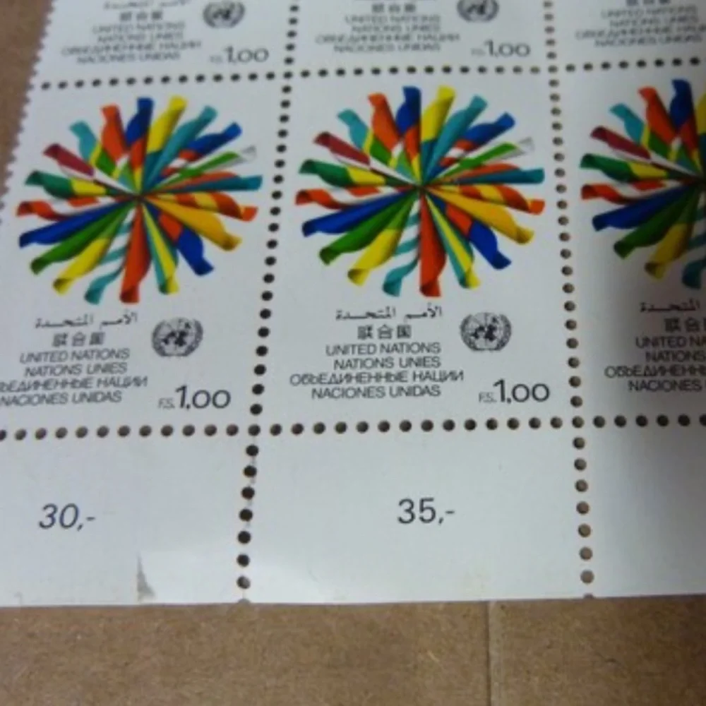 60 Stamps 1982 First Day of Issue United Nations Geneva Cachet Definitive Series